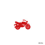Kinder Patches: Bügelbild MOTORRAD