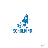 Kinder Patches: Bügelbild 3 2 1 SCHULKIND!