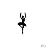 Kinder Patches: Bügelbild BALLERINA
