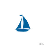 Kinder Patches: Bügelbild SEGELBOOT