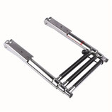 SCALETTA TELESCOPICA INOX PER PLANCETTA 3 GRADINI cm.25,4X87,5 - 16.241.00