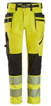 6930  SNICKERS High-Vis-Arbeitshose mit abnehmbaren Holstertaschen, Warnschutzklasse 2