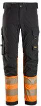 6335 SNICKERS High-Vis-4-Wege-Stretch-Hose, Warnschutzklasse 1