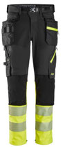 6935  SNICKERS High-Vis-Arbeitshose mit abnehmbaren Holstertaschen, Warnschutzklasse 1
