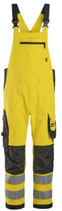 6043 SNICKERS High-Vis-Arbeitslatzhose, Warnschutzklasse 2