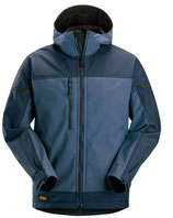 1226 SNICKERS AW, SOFTSHELL STRETCH JACKE MIT KAPUZE