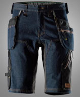 6155 SNICKERS Denim-Shorts mit Holstertaschen