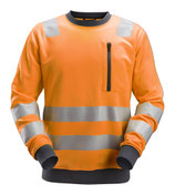 8037  AllroundWork, High-Vis Sweatshirt, Klasse 2/3