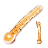 Glas Tickler Glas Dildo orange