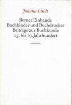 Berner Einbände  Buchbinder und Buchdrucker