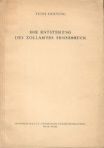 Die Entstehung des Zollamtes Sensebrück