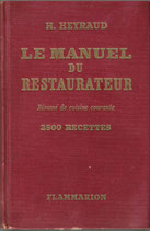 Le Manuel Du Restaurateur 1960