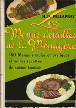 Les menus détaillés de la ménagère 1957