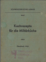 Kochrezepte für die Militärküche 1952