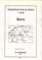 Topographische Karte Bern 1949