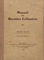 Manuel de recettes culinaires Neuchatel 1948