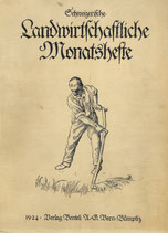 Schweizerische landwirtschaftliche Monatshefte 1924