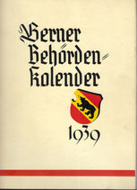 Berner Behördenkalender 1939