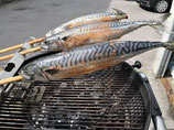Karfreitag Steckerlfisch Makrele frisch vom Grill