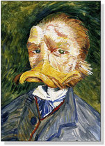 "Self-portrait with a beak"