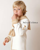 Marinero niño crema y tostado