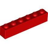LEGO 3009 | 300921  BLOQUE 1X6 ROJO
