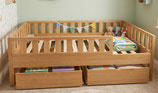 Bettlade, Bettkasten beim Kinder und Jugendbett