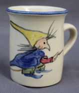 Kinder Becher -kl. Hexe -∅ 7cm, H. 8,5cm