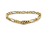 Vintage 14 karaat gouden armband, klassiek model, Nederland ca.1960.