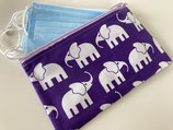 Maskentasche 'Elephant Walk' lila