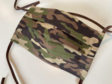 Behelfs-Mundschutz 'Camouflage' Erdtöne (Gummiband)