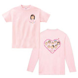 【ライトピンク】先生に送るにがお絵Tシャツ