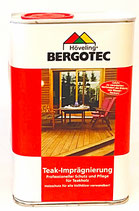 Bergotec Teak-Imprägnierung ( pigmentiertes Teak-Öl )