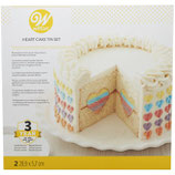 Wilton Backform "Heart-Tasty-Fill"  / 2tlg