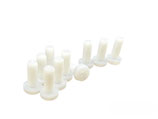 Rundkopfschraube Nylon M4x10mm, 10 Stück