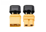 Stecker / Buchse XT60 mit Schutzkappen, 1 Paar