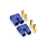 Stecker / Buchse EC3, 5 Paar, blau