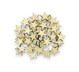 Streudeko Holz-Ornamente, kleine Sterne, 50 Stück