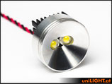 30mm Alu-Scheinwerfer, 8Wx2, T-FUSE