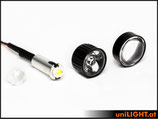 13mm Universal Alu-Scheinwerfer, 2.5W
