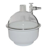 Exsikkator (Vakuumglocke) aus PP/PC (9,2 Liter / Ø 250 mm)