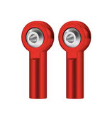Kugelgelenk Alu, M2, rot, 2 Stück