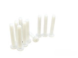 Rundkopfschraube Nylon M4x25mm, 10 Stück