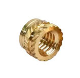 Einpressmutter, M2, 2mm, Messing, 10 Stück