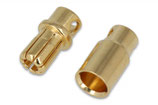 1 Paar Goldkontakt 8mm geschlitzt SLS