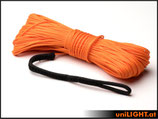 Windenseil 1.0mm, 160daN Reisskraft, orange, 30m, einseitig vernäht