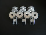 20 Spulen 21 x 9 mm für Industrienähmaschine Alu . 40264A.