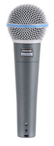 Shure Beta 58 A Mikrofon Dynamisches Gesangsmikrofon mit Nierencharakteristik