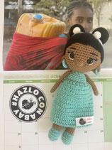 Pieza 11 - África (Muñeca amigurumi) + 1 mes de comedor en Escuela Canguro