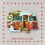 Knopf Weihnachtsbus 103